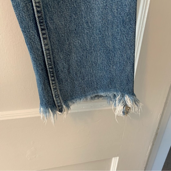 Pilcro Raw Hem Jeans - Picture 3 of 4